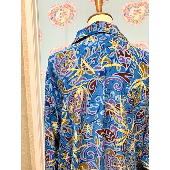 🌈 Beautiful Vintage Art button top - Picture 5 of 7